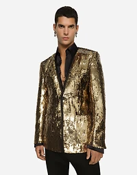 Sequined Sicilia-fit jacket