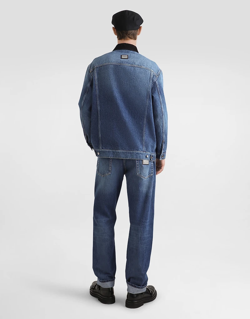 Oversized denim jacket