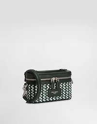 Atene crossbody minibag with woven leather