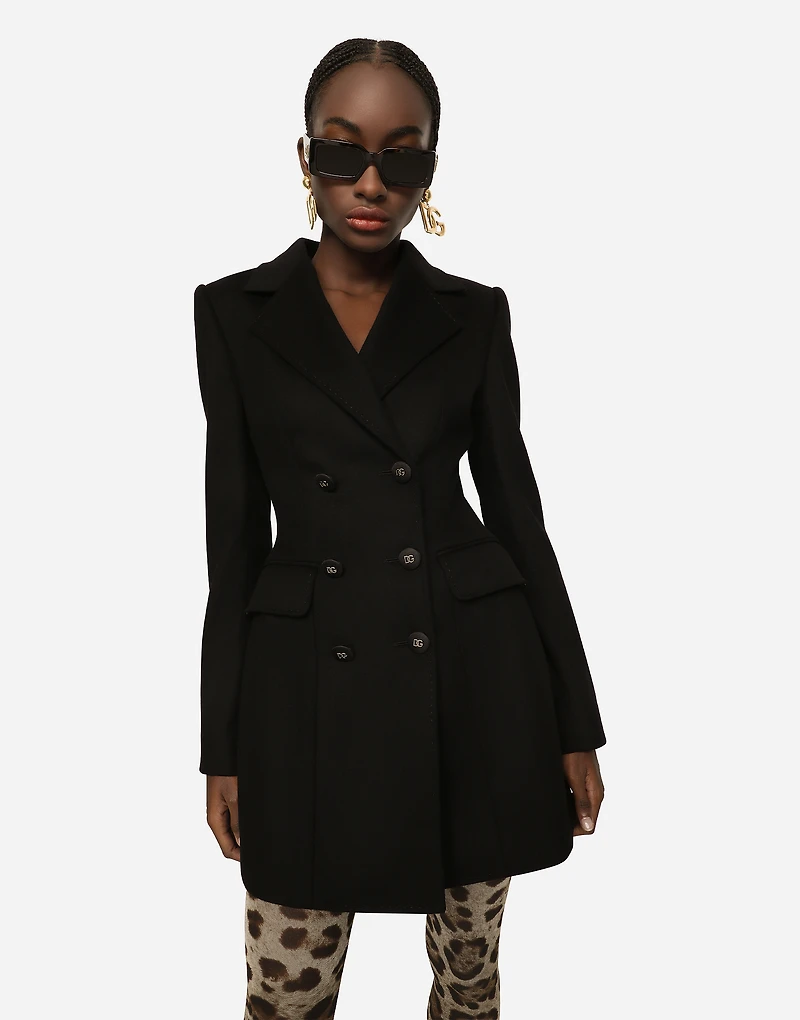 Wool and cashmere Turlington jacket
