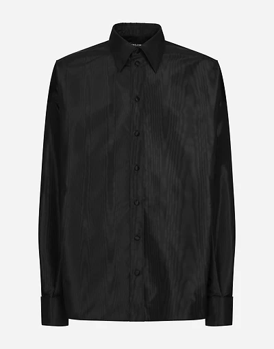 Super-oversize silk shirt