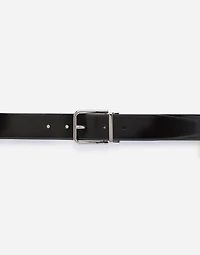 Brushed calfskin belt