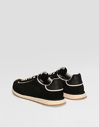 Mixed-material DG Cushion sneakers