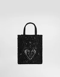 Small cordonetto lace shopper
