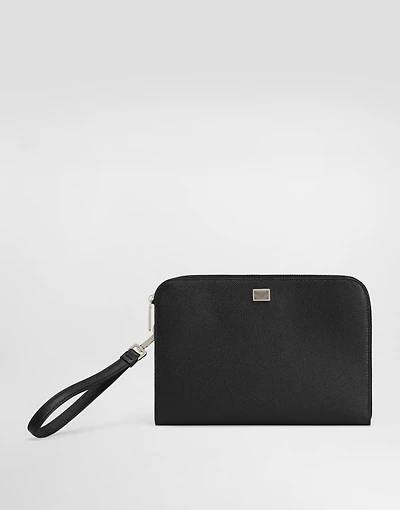 Alpine calfskin Sicily clutch bag