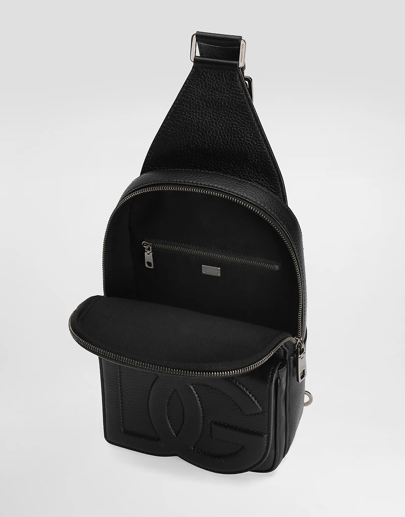 Deerskin backpack with strap