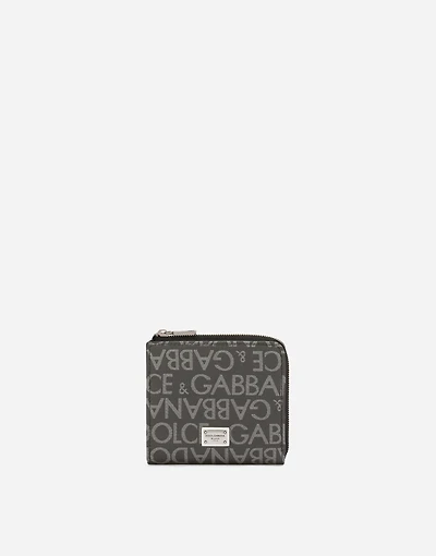 Coated jacquard card holder