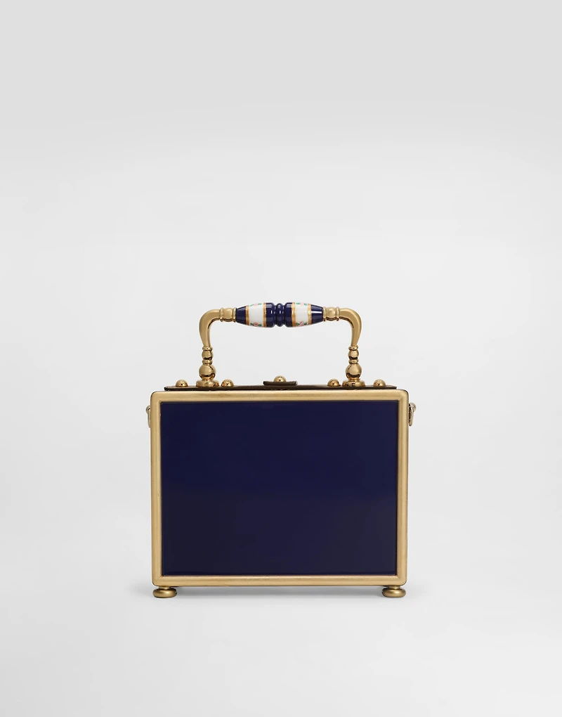 Dolce Box handbag in painted wood