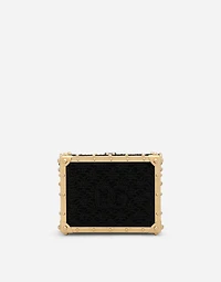 Raffia crochet Dolce Box bag