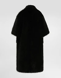 Faux fur coat