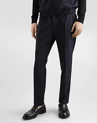 Wool jogging pants