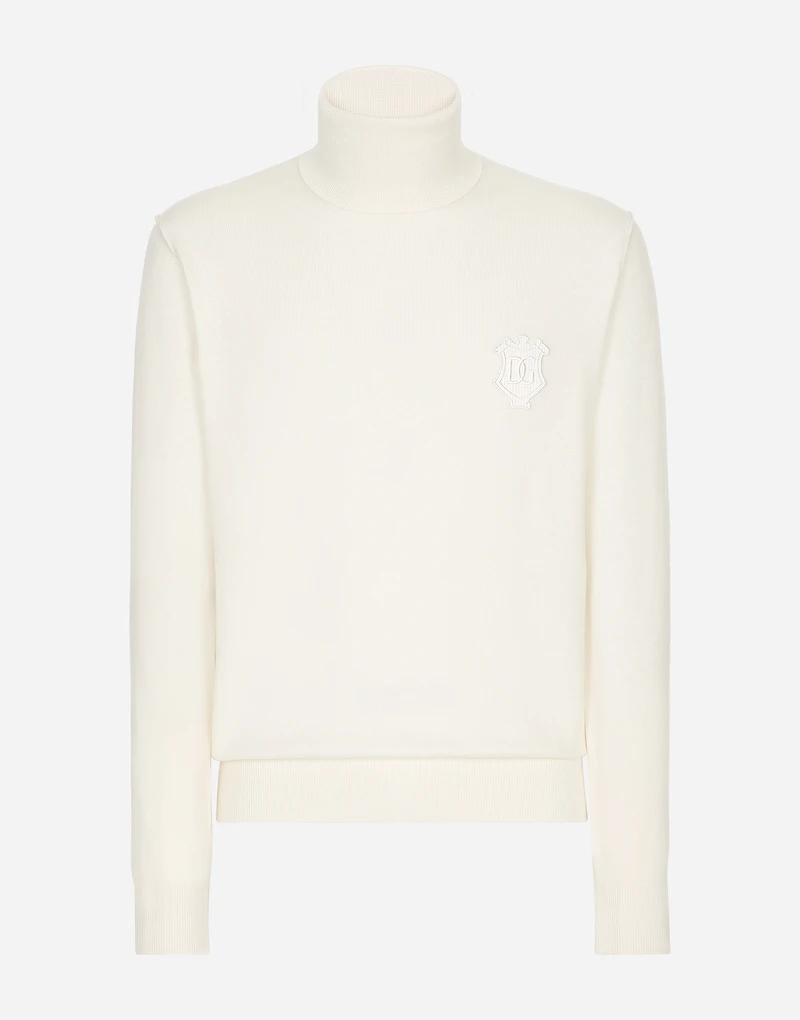 Wool turtle-neck sweater