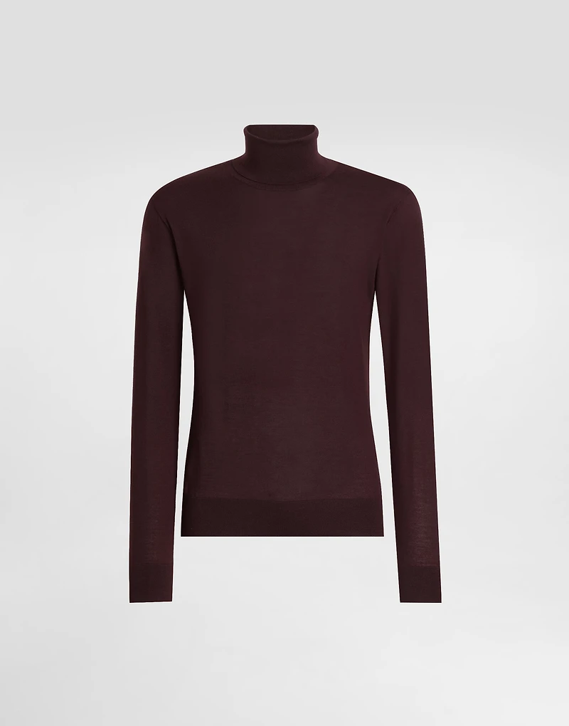 Cashmere turtleneck pullover