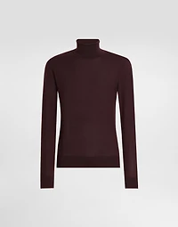 Cashmere turtleneck pullover