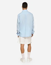Linen Hawaiian shirt with DG hardware