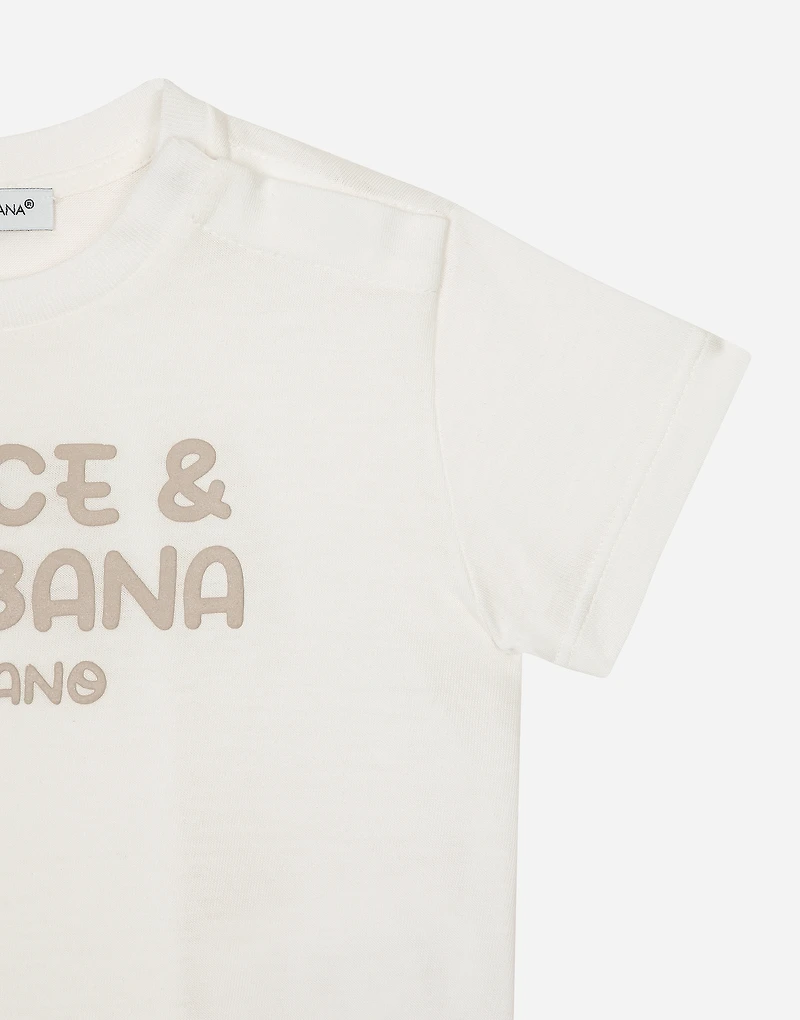Jersey T-shirt with Dolce&Gabbana logo