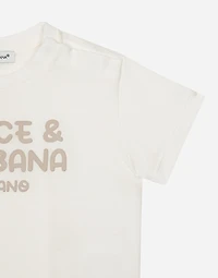 Jersey T-shirt with Dolce&Gabbana logo