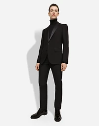 Single-breasted wool Martini-fit tuxedo suit