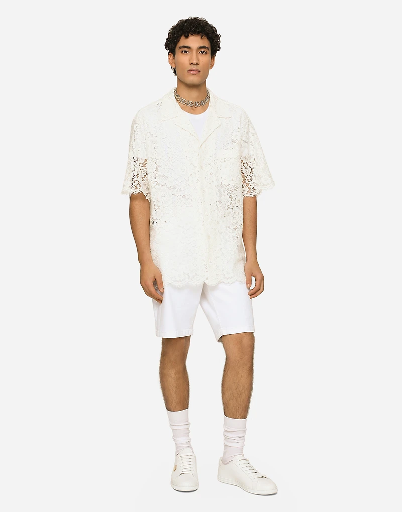 Lace Hawaiian shirt