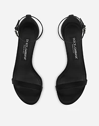 Satin sandals
