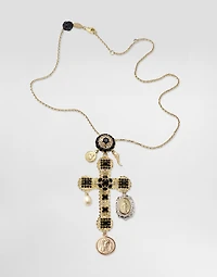 Sicily Necklace 18-carat yellow gold and black sapphires