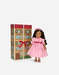 Doll with chiffon dress 