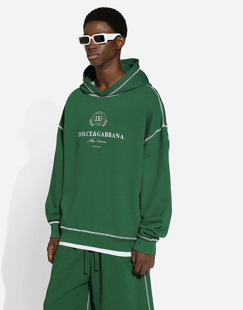 Hoodie with Dolce&Gabbana print
