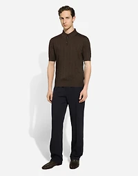 Twill jogging pants