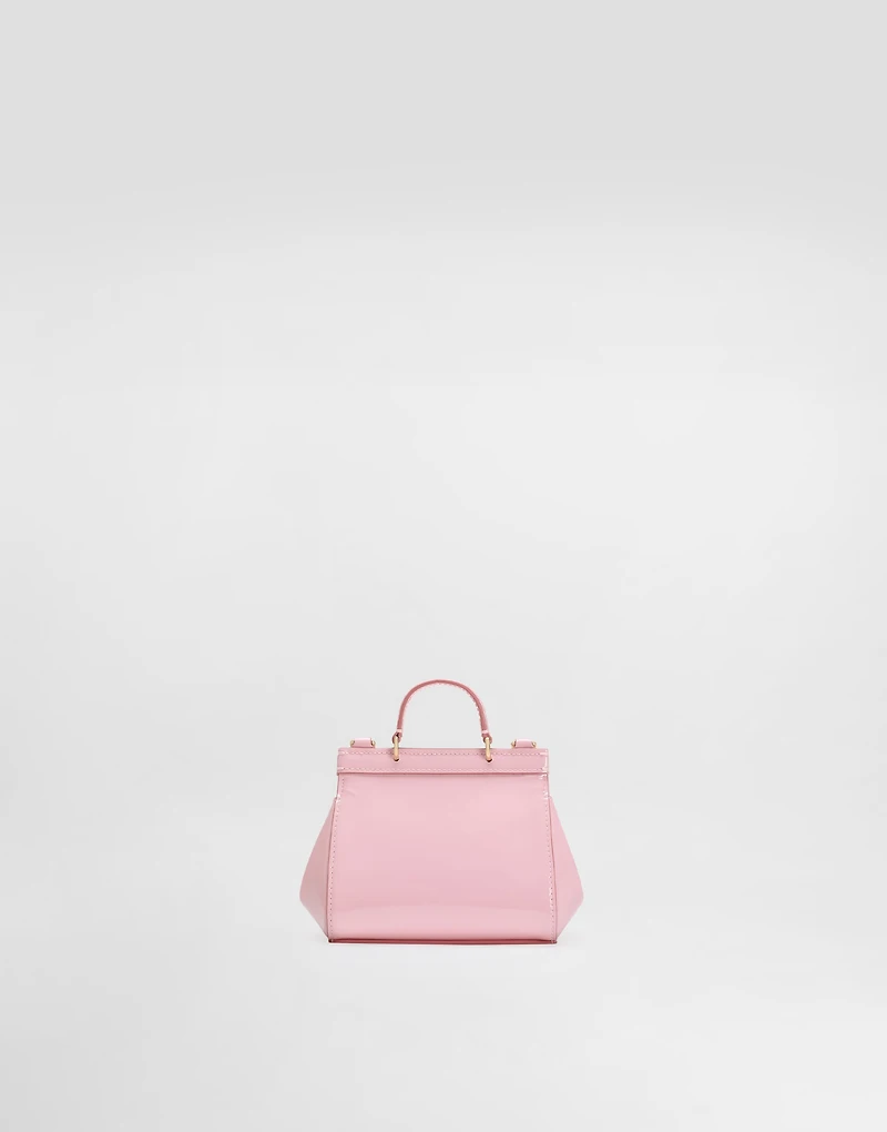Patent leather mini Sicily bag