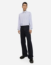 Striped cotton Martini-fit shirt
