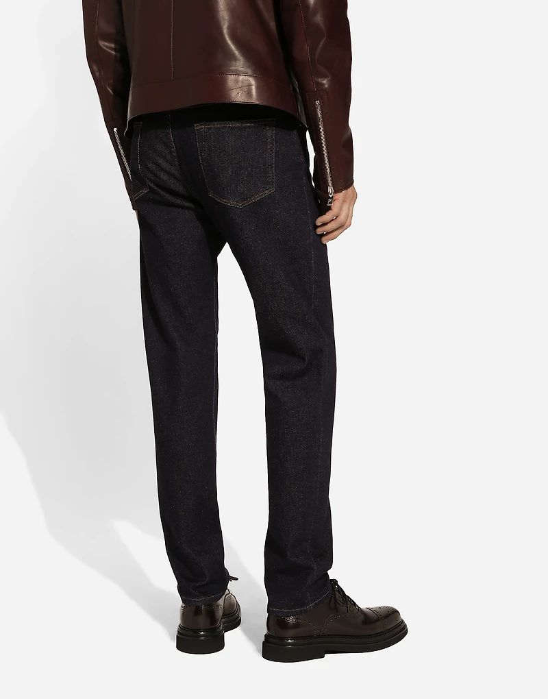 Slim-fit stretch denim jeans