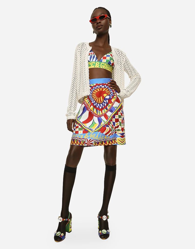Short crochet jacket