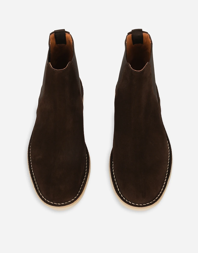 Suede ankle boots