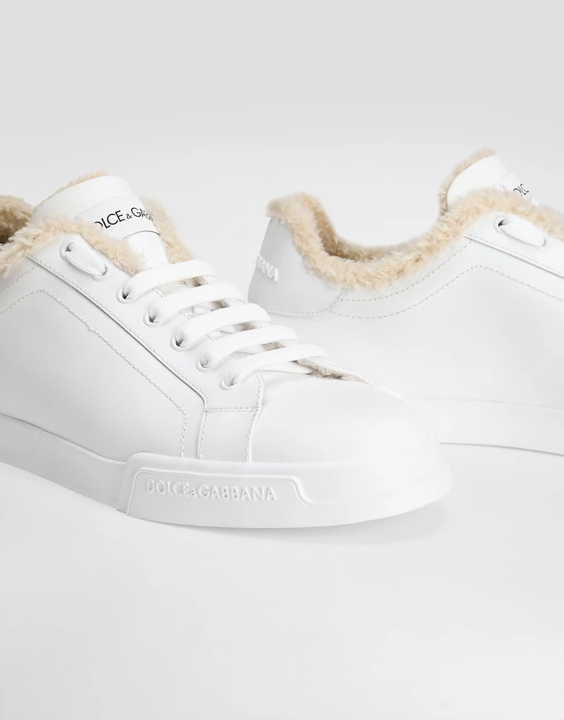 Portofino light calfskin sneakers