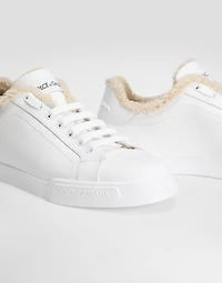 Portofino light calfskin sneakers