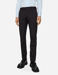 Double-breasted stretch wool Martini-fit suit