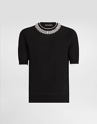 Cotton crewneck pullover