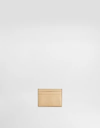 Laminated calfskin card holder with DG logo