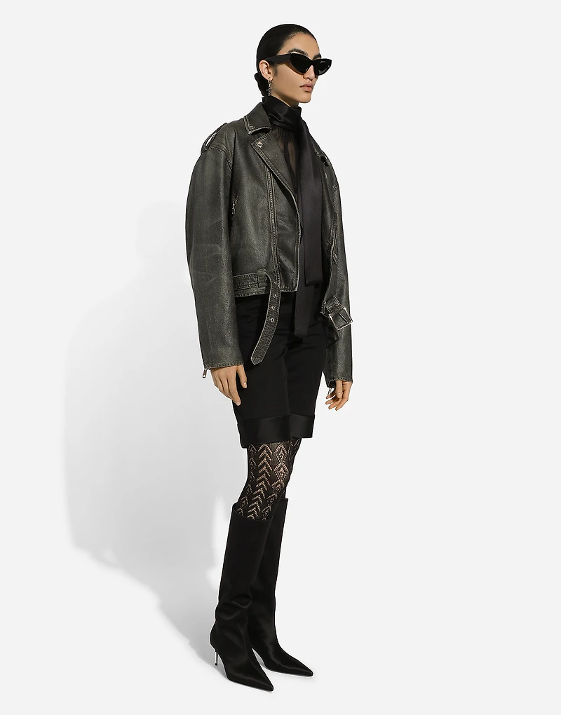 Chiffon pussy-bow blouse