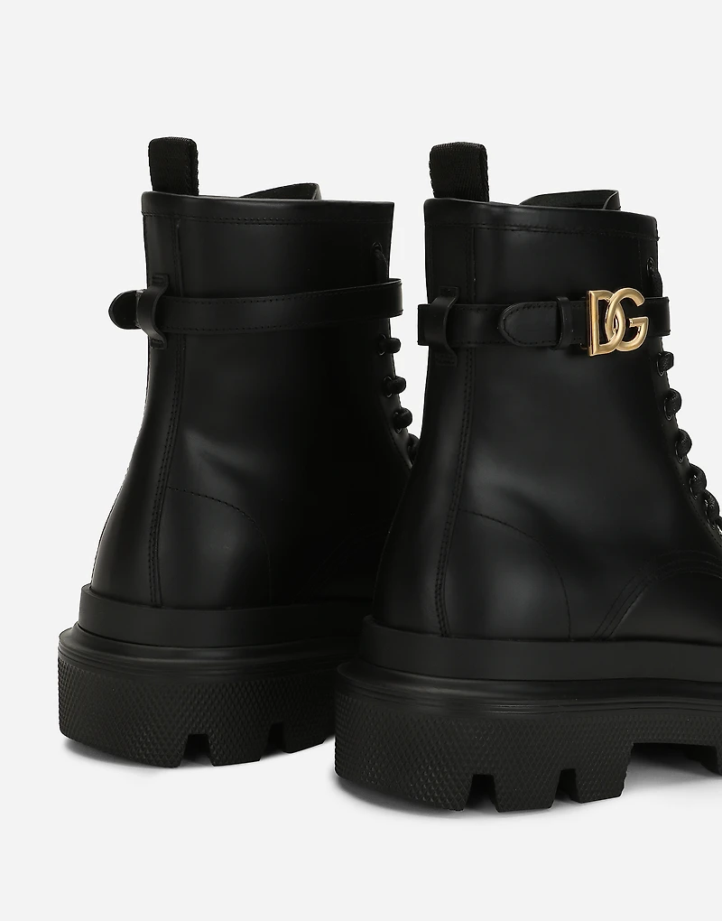 Calfskin ankle boots