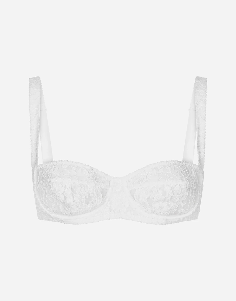 Lace balconette bra