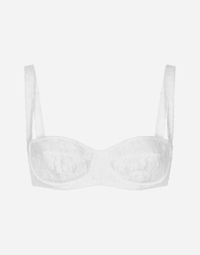 Lace balconette bra
