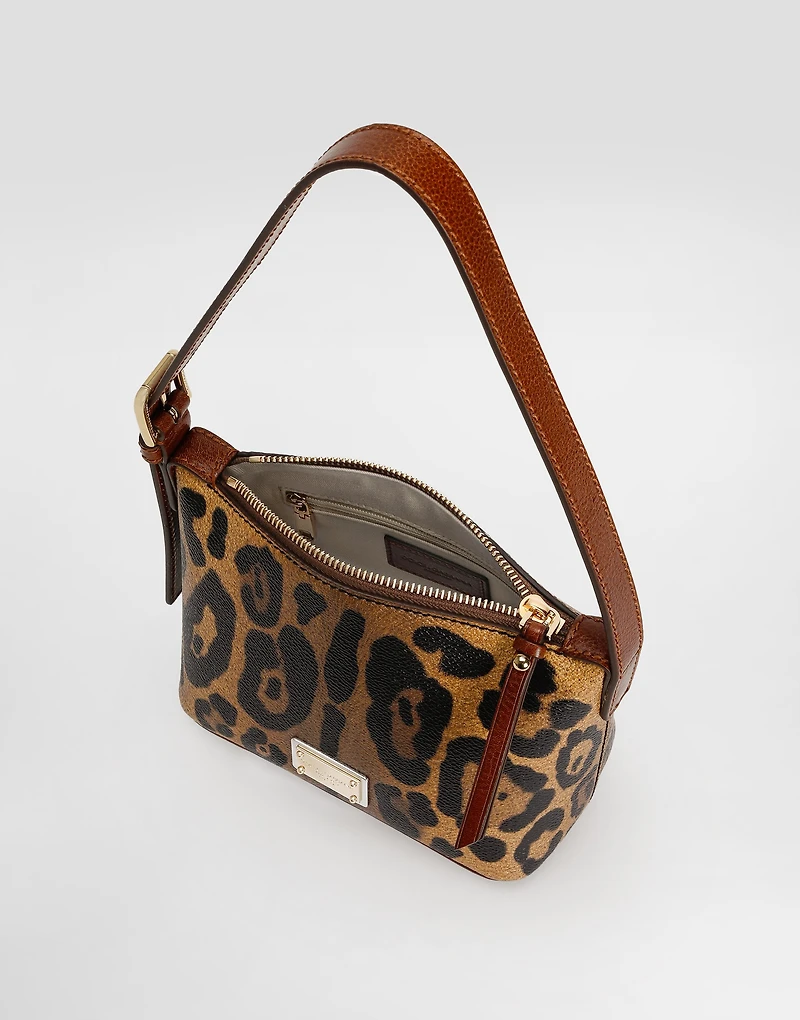 Leopard-print Crespo DG shoulder bag