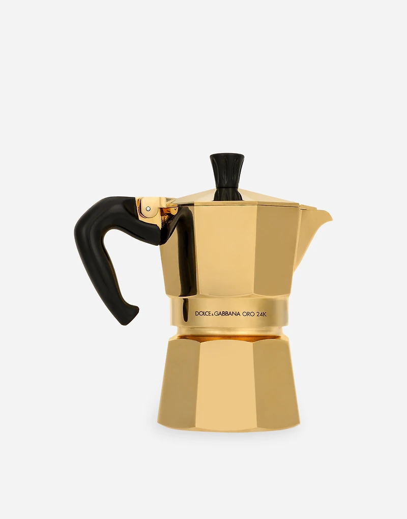 24k Gold Decorative Moka Bialetti Dolce&Gabbana