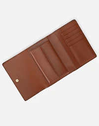 Leopard-print Crespo zip-around wallet with branded plate