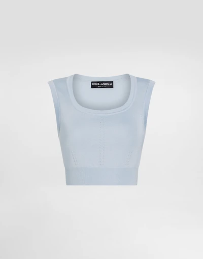 Silk tank top