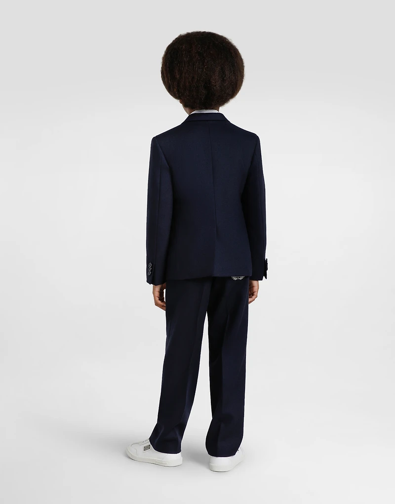 Single-breasted jacket wool
