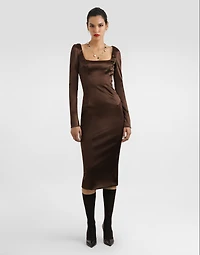 Dress stretch satin