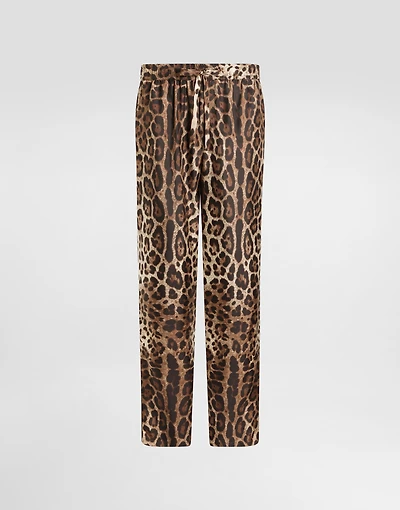 Silk pajama pants