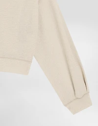Round-neck sweatshirt with DG logo